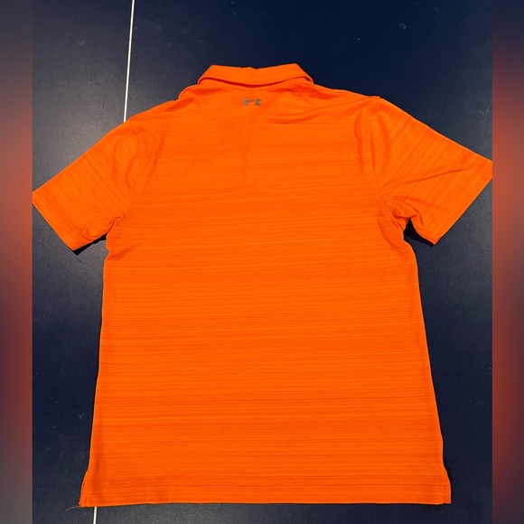 Under Armour Polo Shirts One is Heather Grey & One is Orange - Picture 6 of 13
